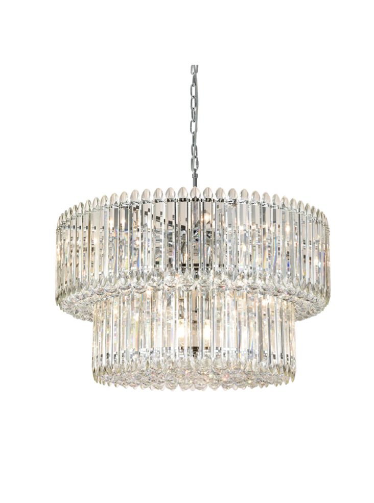 Franklite Diva 20lt Tiered Chandelier