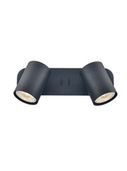 Franklite Duet 2lt Spotlight In Matt Black