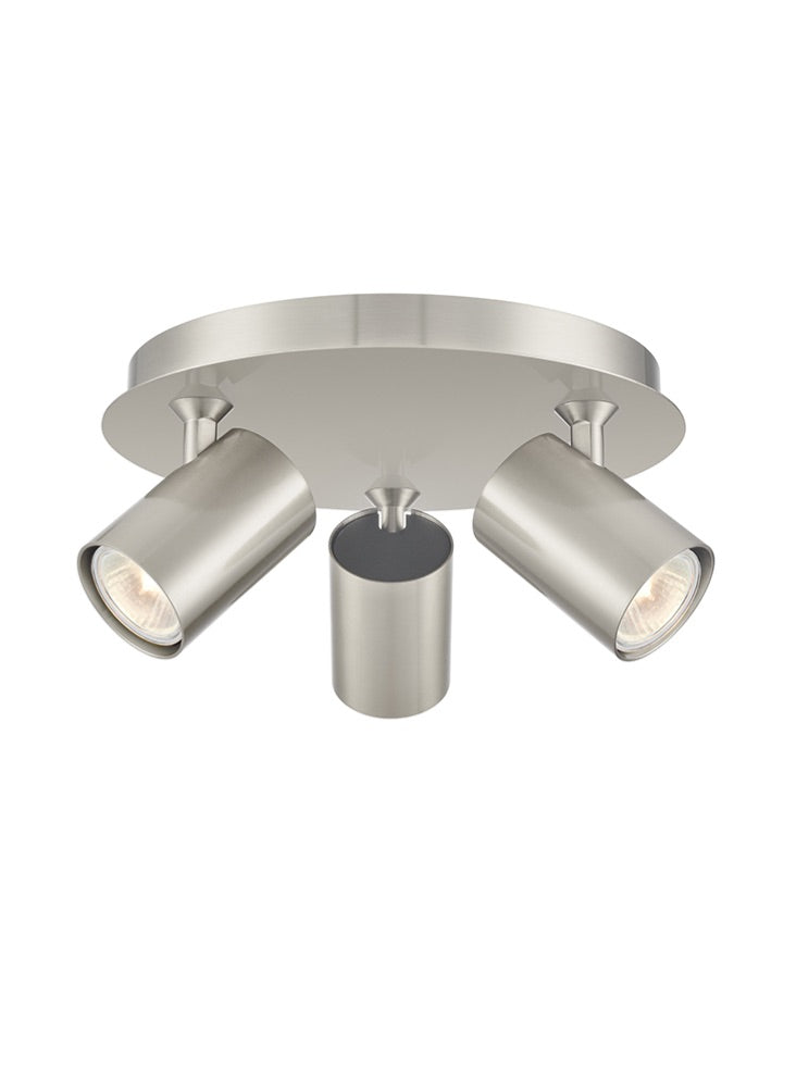 Franklie Duet 3lt Spotlight In Satin Nickel
