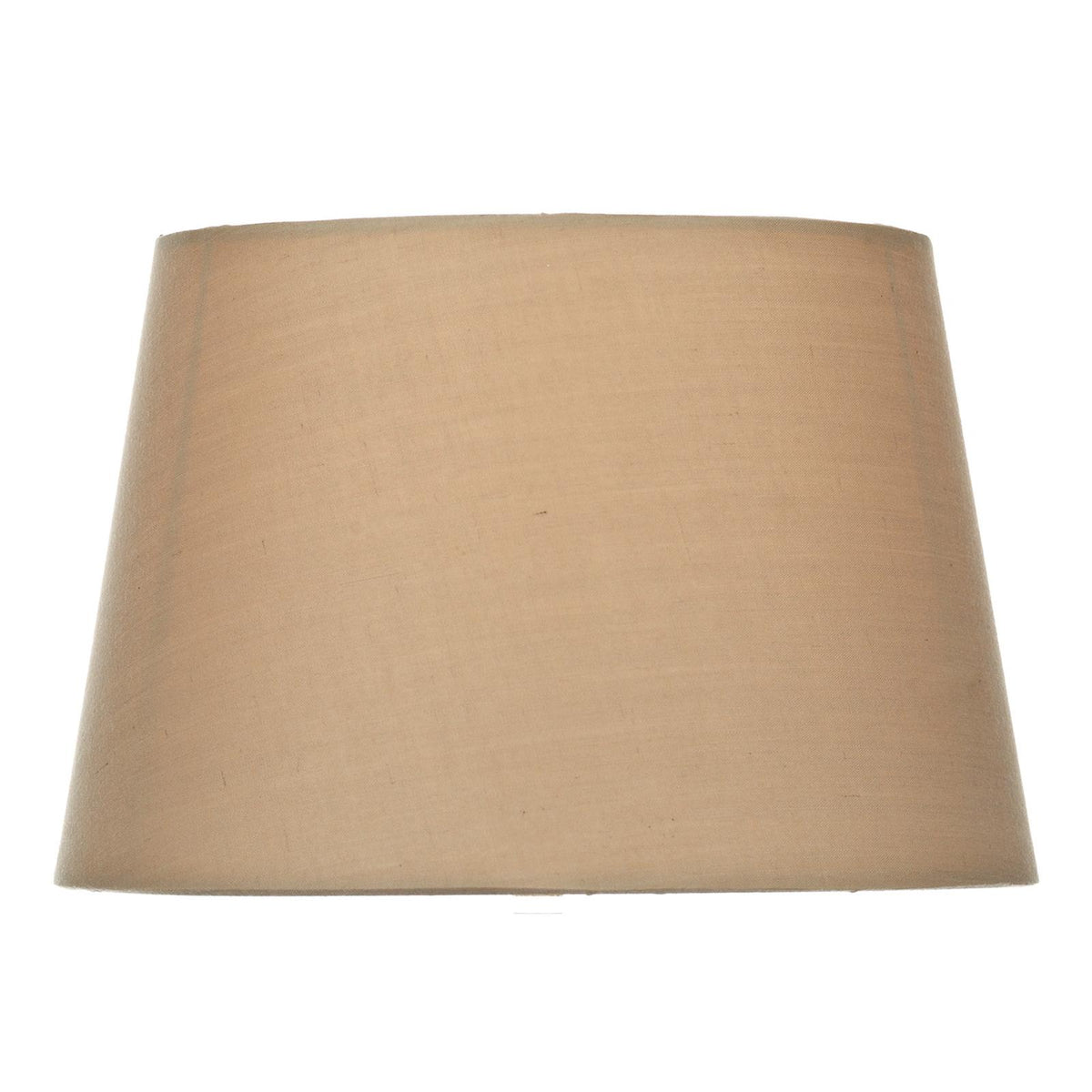 Edith Taupe Faux Silk Tapered Drum Shade 23cm