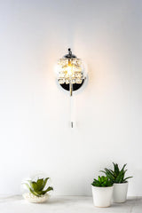 Elma Wall Light Polished Chrome & Glass