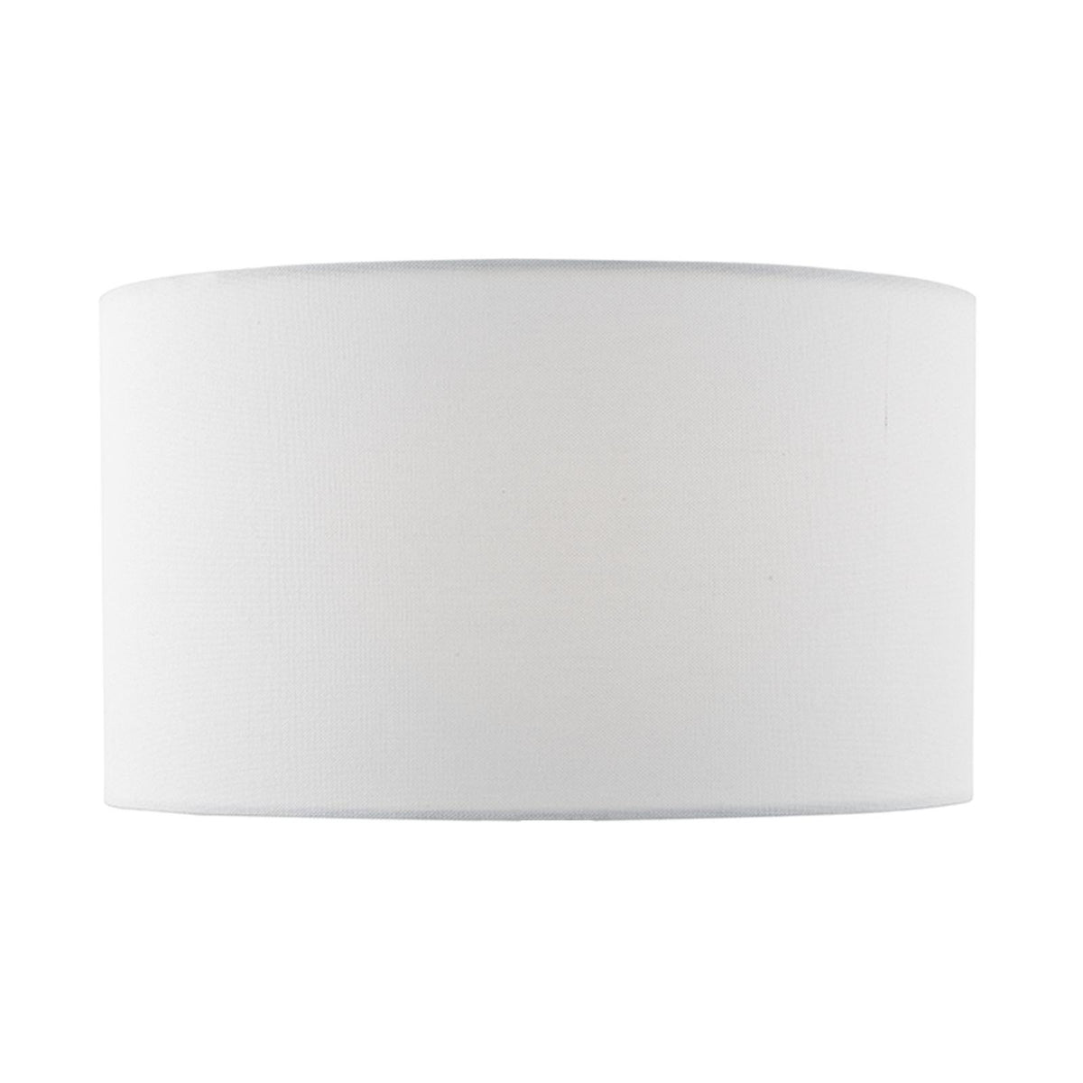 Erebus White Linen Drum Shade 35cm