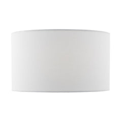Erebus White Linen Drum Shade 35cm
