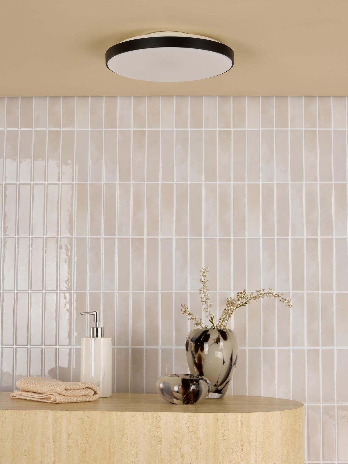 Essien Flush White and Black LED IP44
