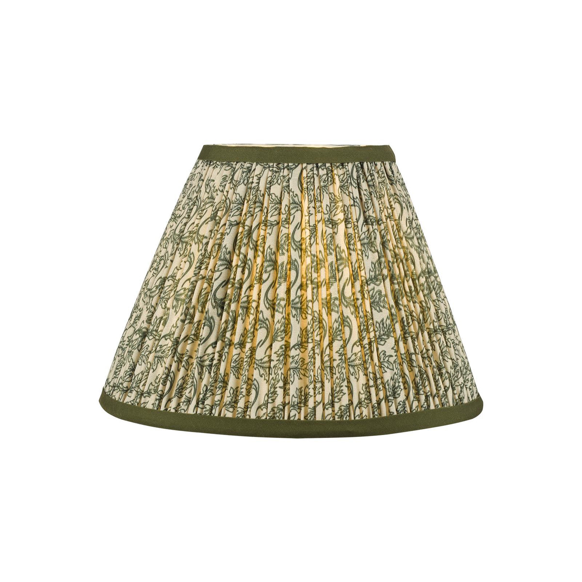 Esther Green Cotton Empire Shade 25cm