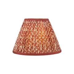 Esther Red Cotton Empire Shade 25cm