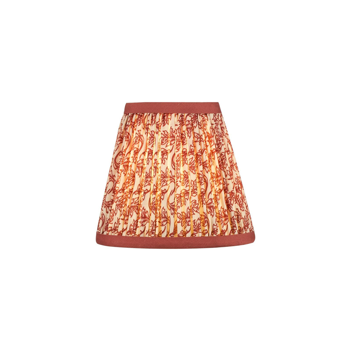 Esther Red Cotton Empire Shade 15cm