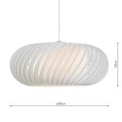 Explorer Large Slanting Easy-Fit Pendant Shade