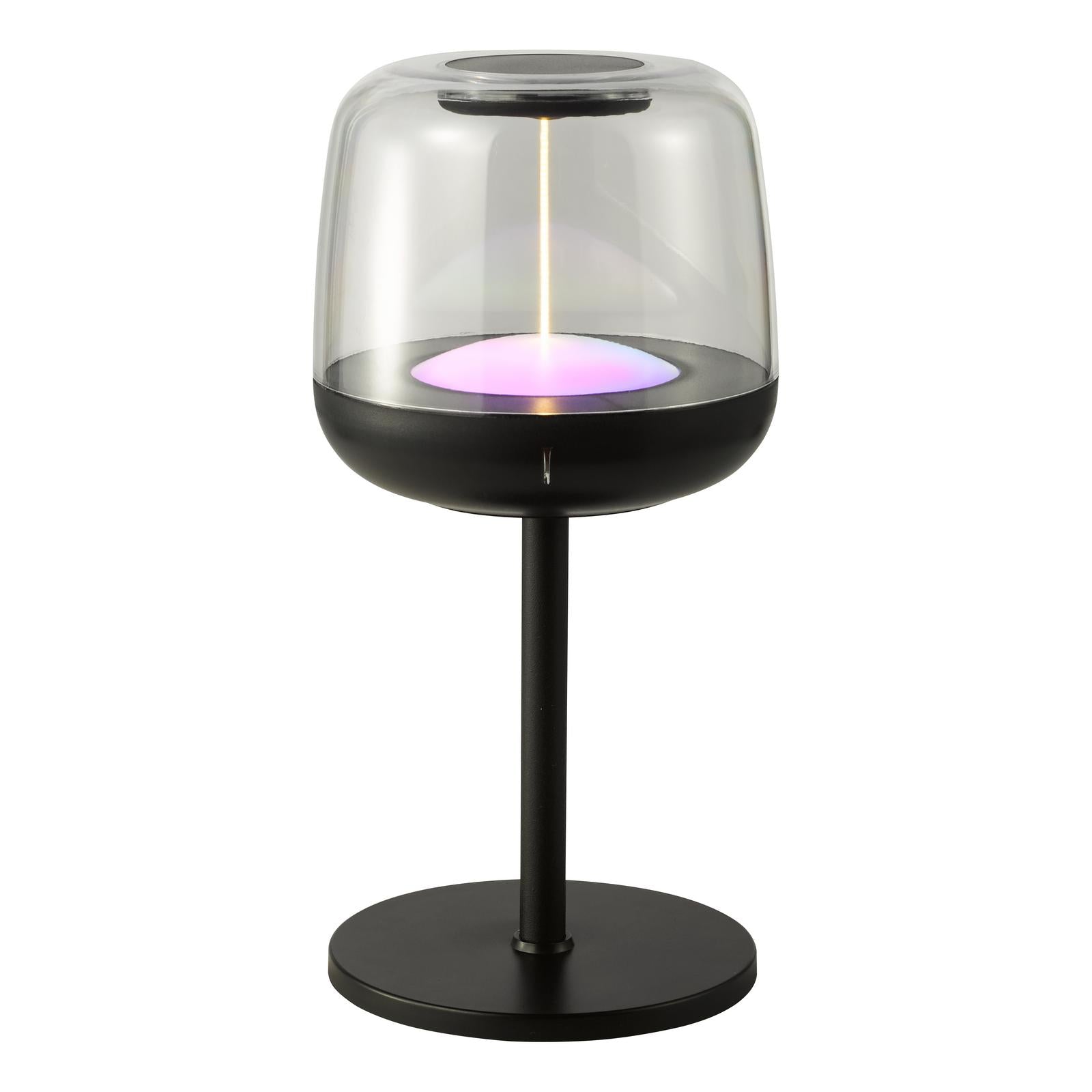 Ezera Rechargeable Outdoor Table Lamp Black LED IP44