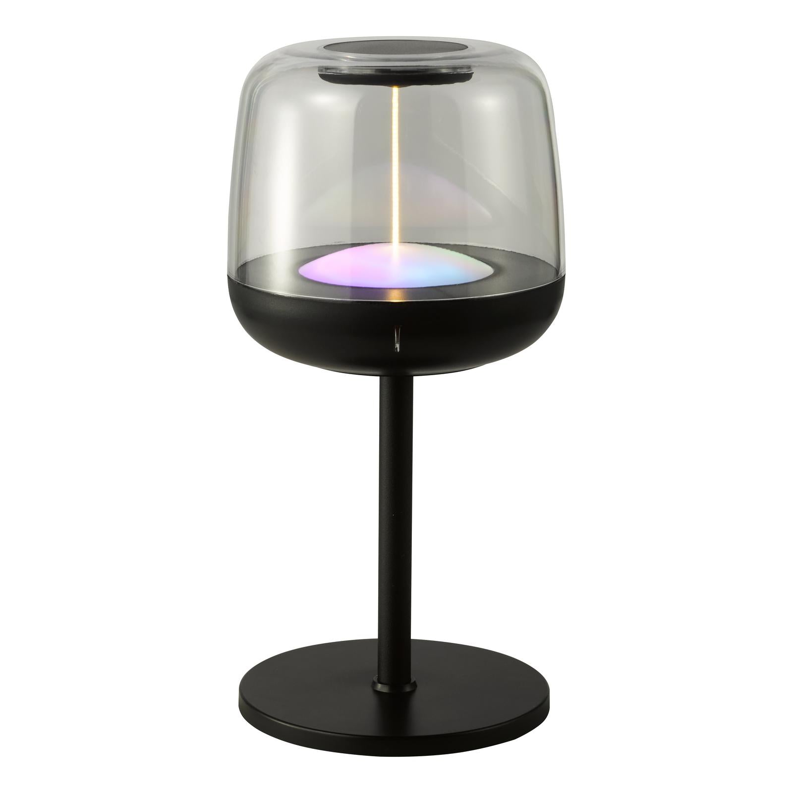 Ezera Rechargeable Outdoor Table Lamp Black LED IP44