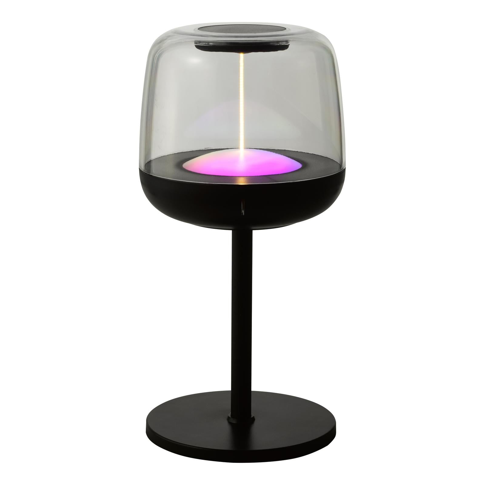 Ezera Rechargeable Outdoor Table Lamp Black LED IP44