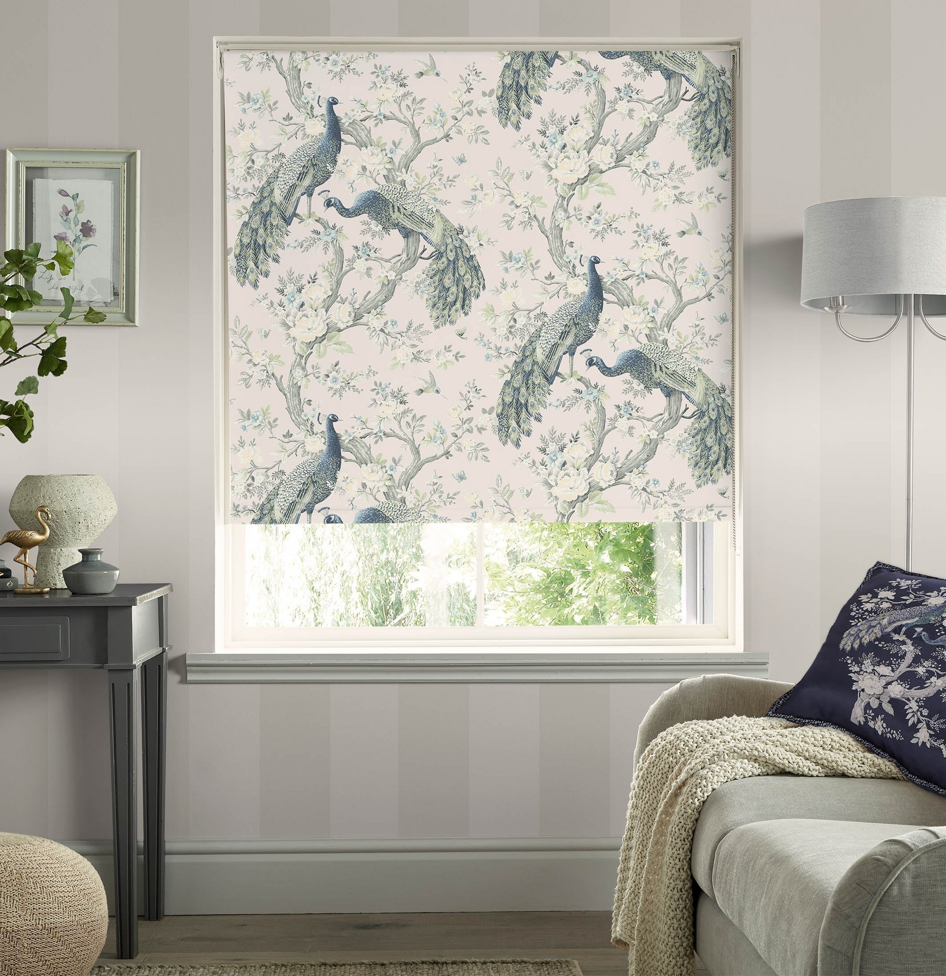 Elegant Laura Ashley roller blinds for home decor