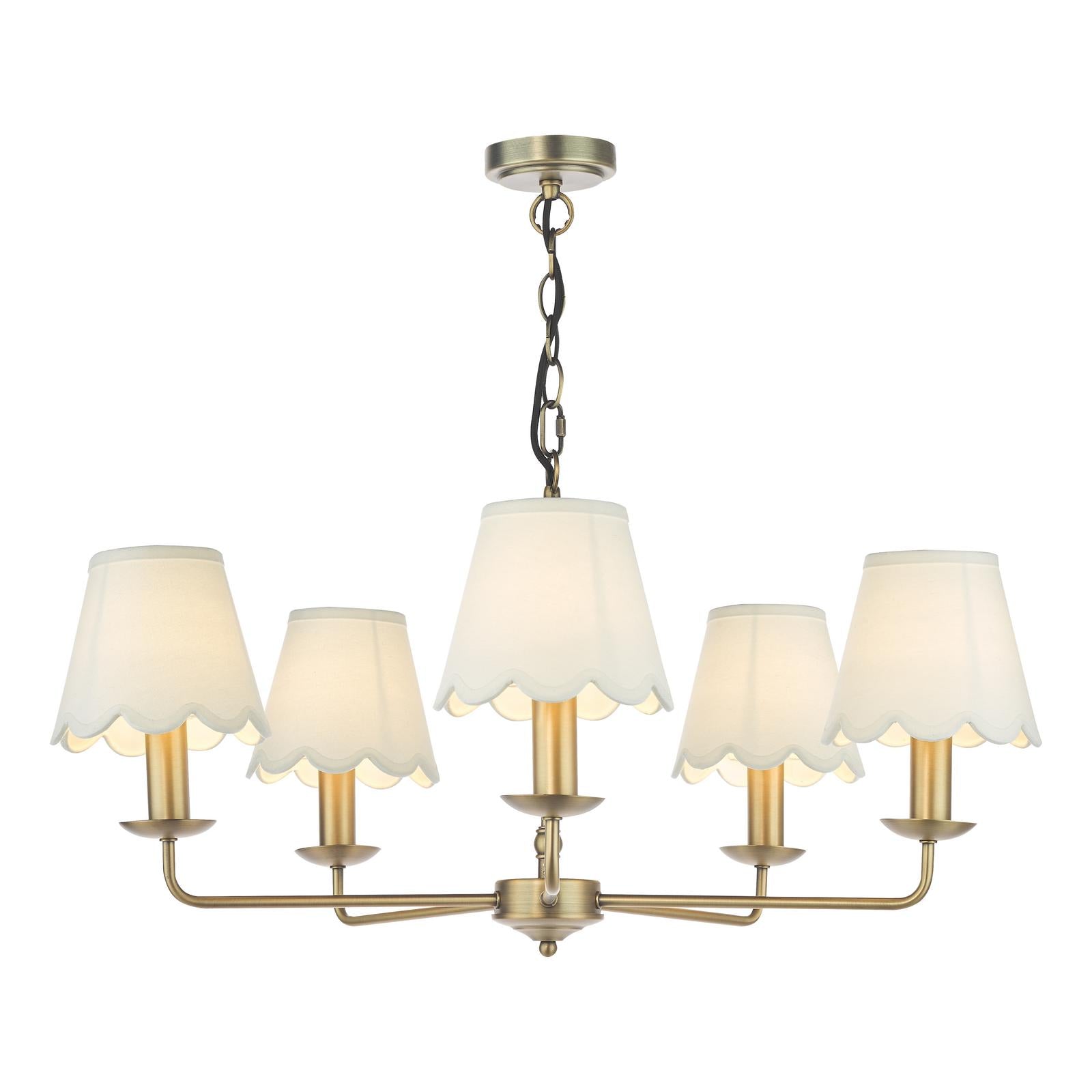 Favian 5 Light Pendant Matt Bronze Fitting Only