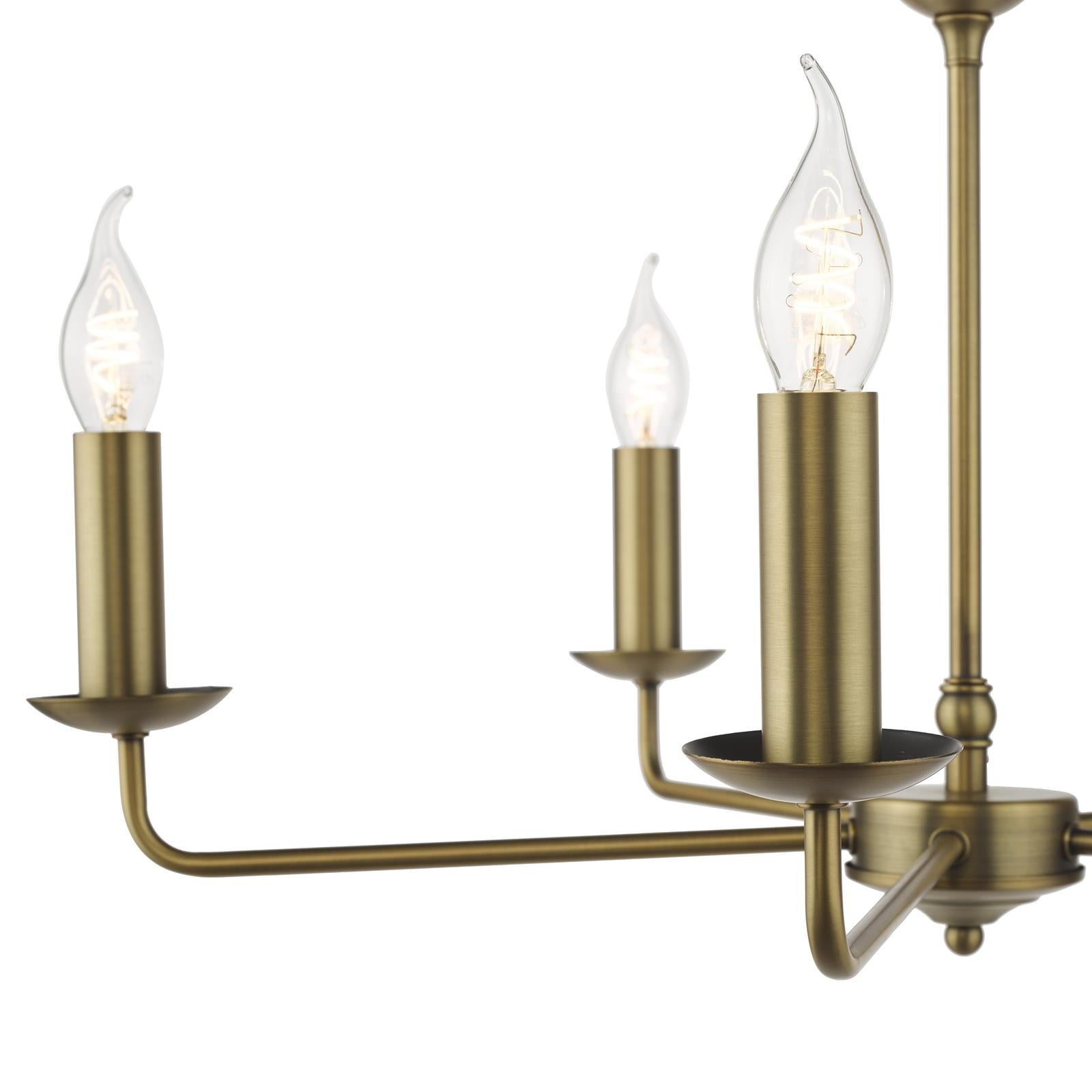 Favian 5 Light Pendant Matt Bronze Fitting Only