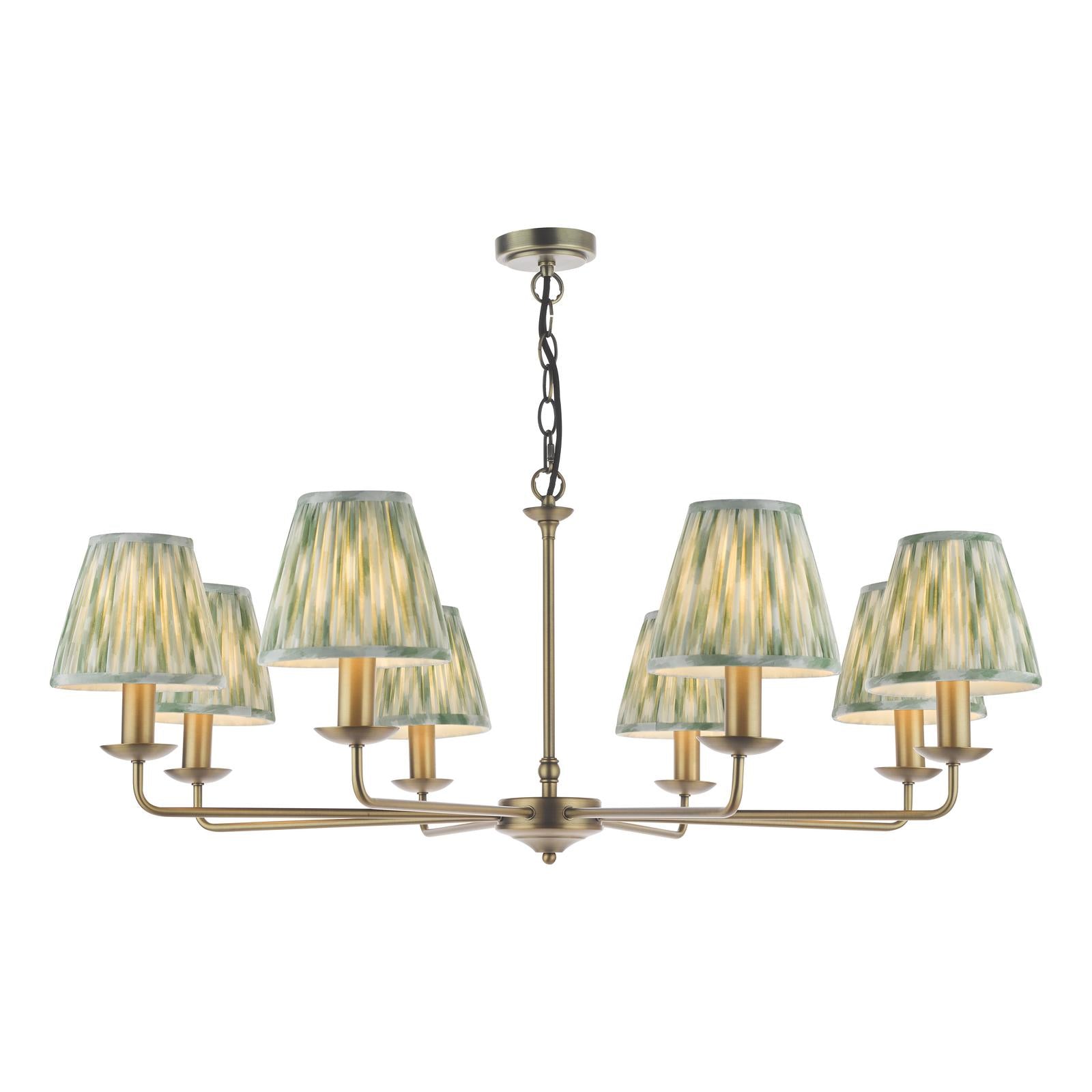 Favian 8 Light Pendant Matt Bronze Fitting Only
