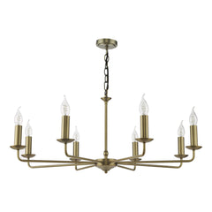 Favian 8 Light Pendant Matt Bronze Fitting Only