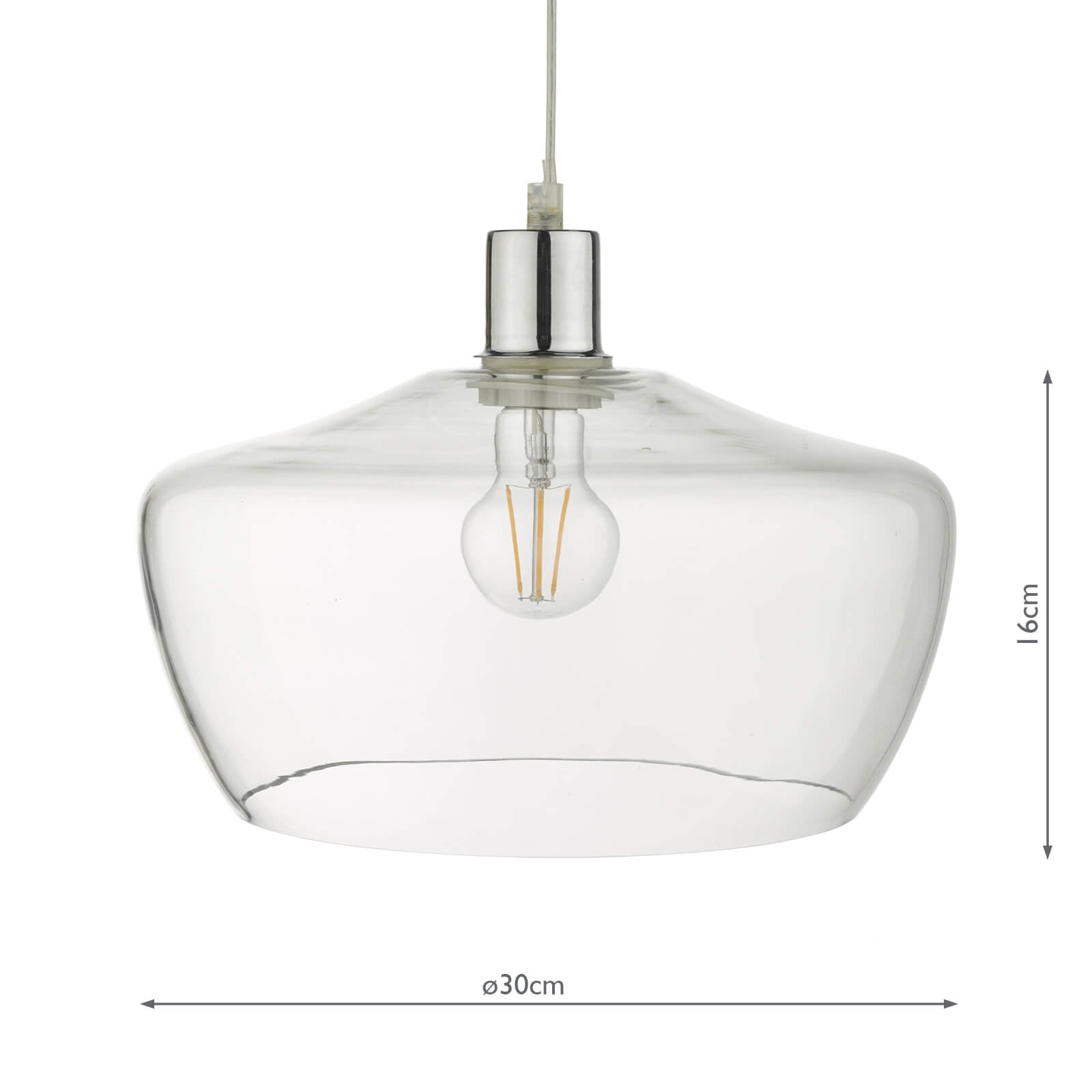 Fidella Easy Fit Clear Glass