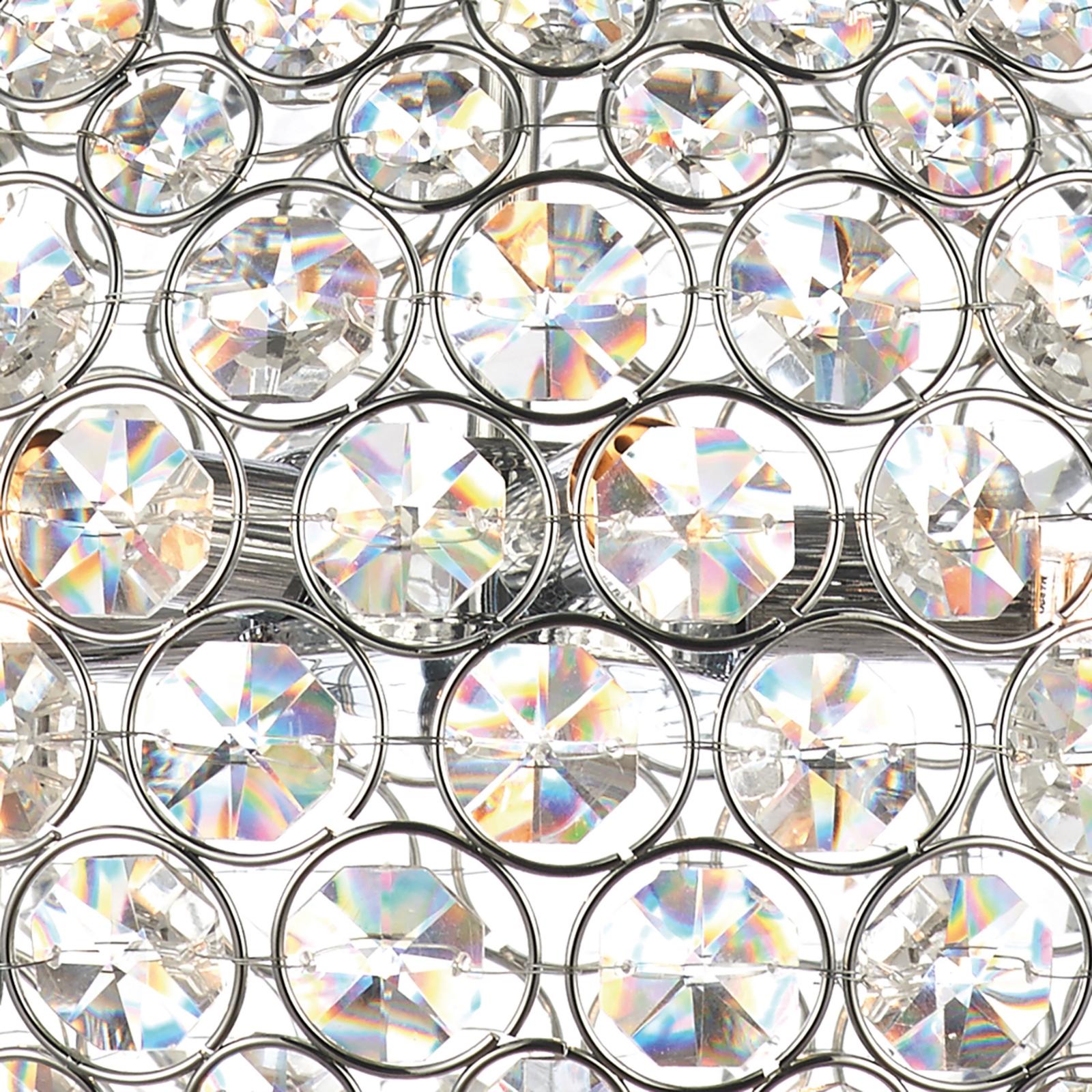 Fiesta 5 Light Pendant Crystal and Polished Chrome