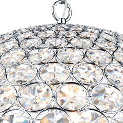 Fiesta 8 Light Pendant Crystal and Polished Chrome