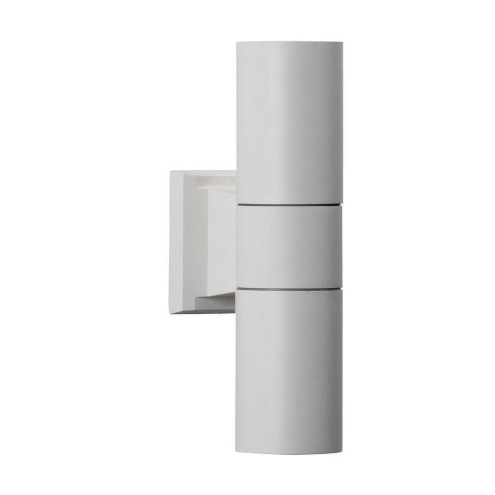 David Hunt Lighting  Falmouth Double Outdoor Wall Light In White - IP Rated