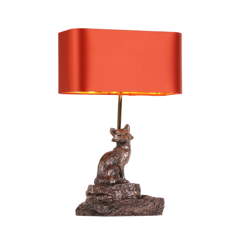 David Hunt Lighting Fox Table Lamp Polished Bronze Base Only