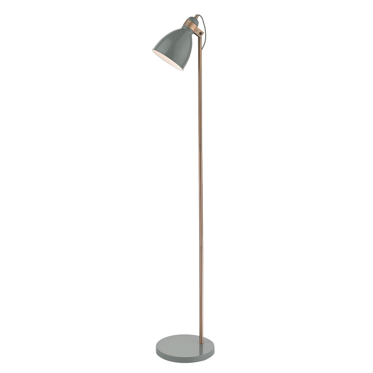 Frederick Floor Lamp Grey and Copper FRE4939 Dar Lighting