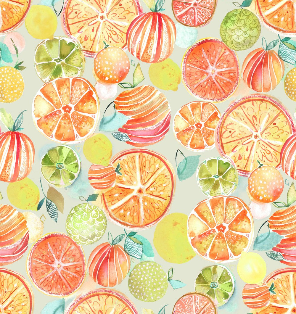 Oil Cloth Fruity Mandarin by Voyage Maison