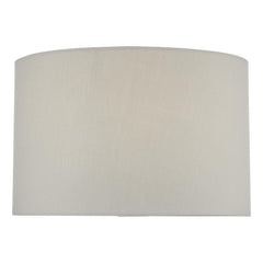 Funchal Grey Cotton Drum Shade 33cm