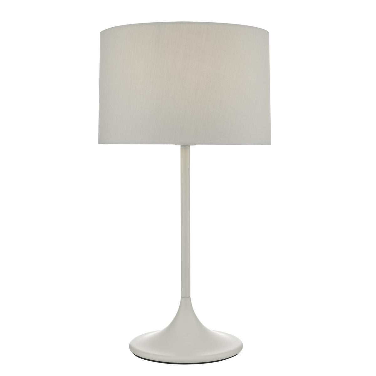 Funchal Table Lamp Matt Grey With Shade