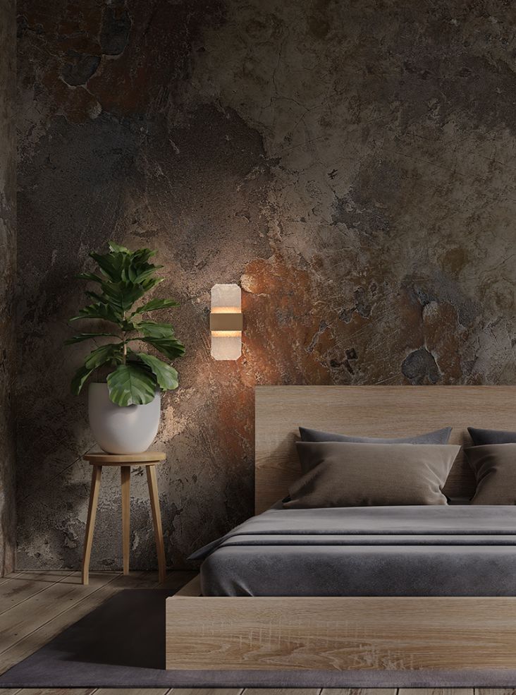 Franklite Frost Wall Light Large