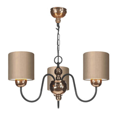 David Hunt Lighting Garbo 3 Light Pendant Bronze Bespoke