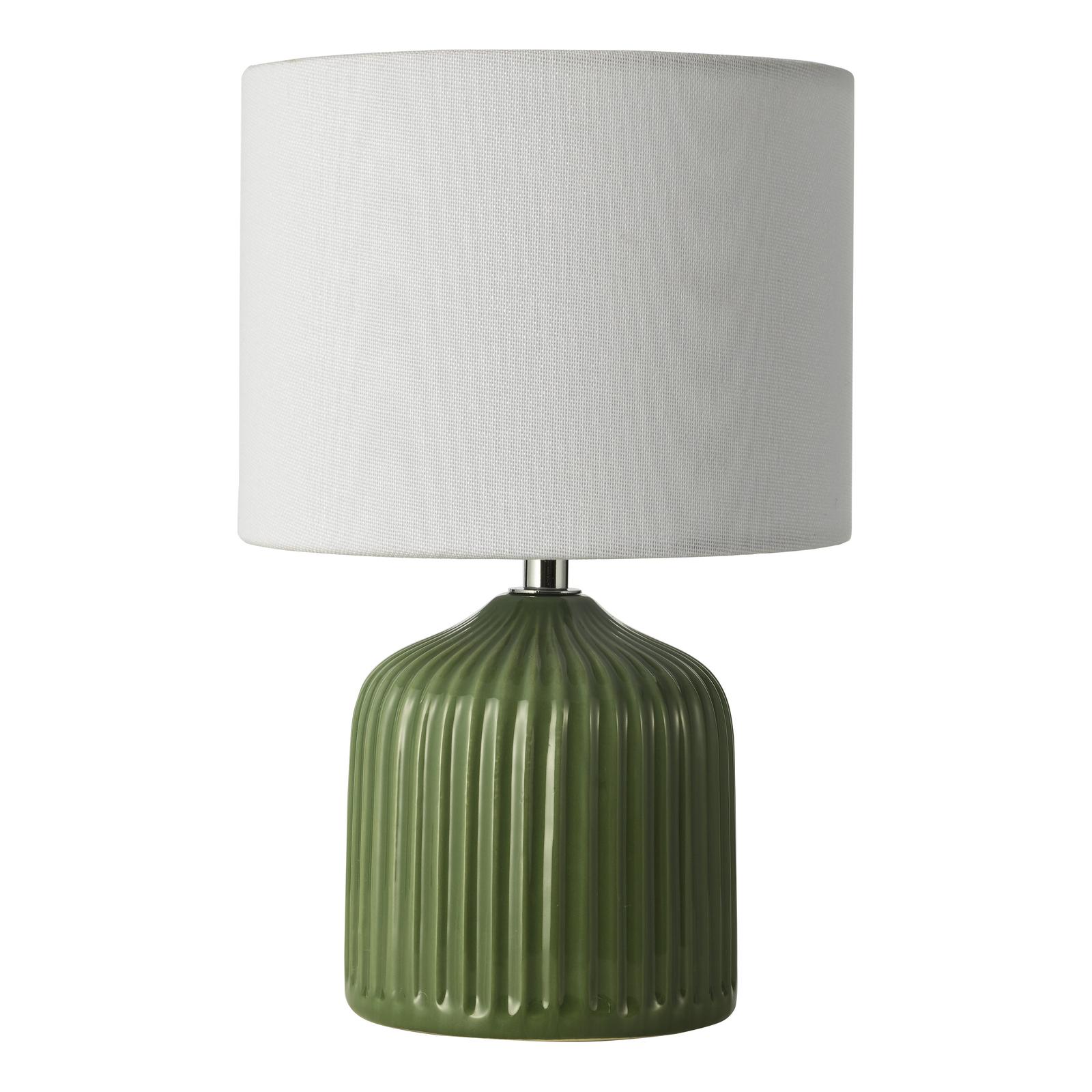 Gigi Twin Pack Table Lamp Green With Shade