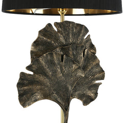 David Hunt Lighting Ginko Black Gold Table Lamp Base Only