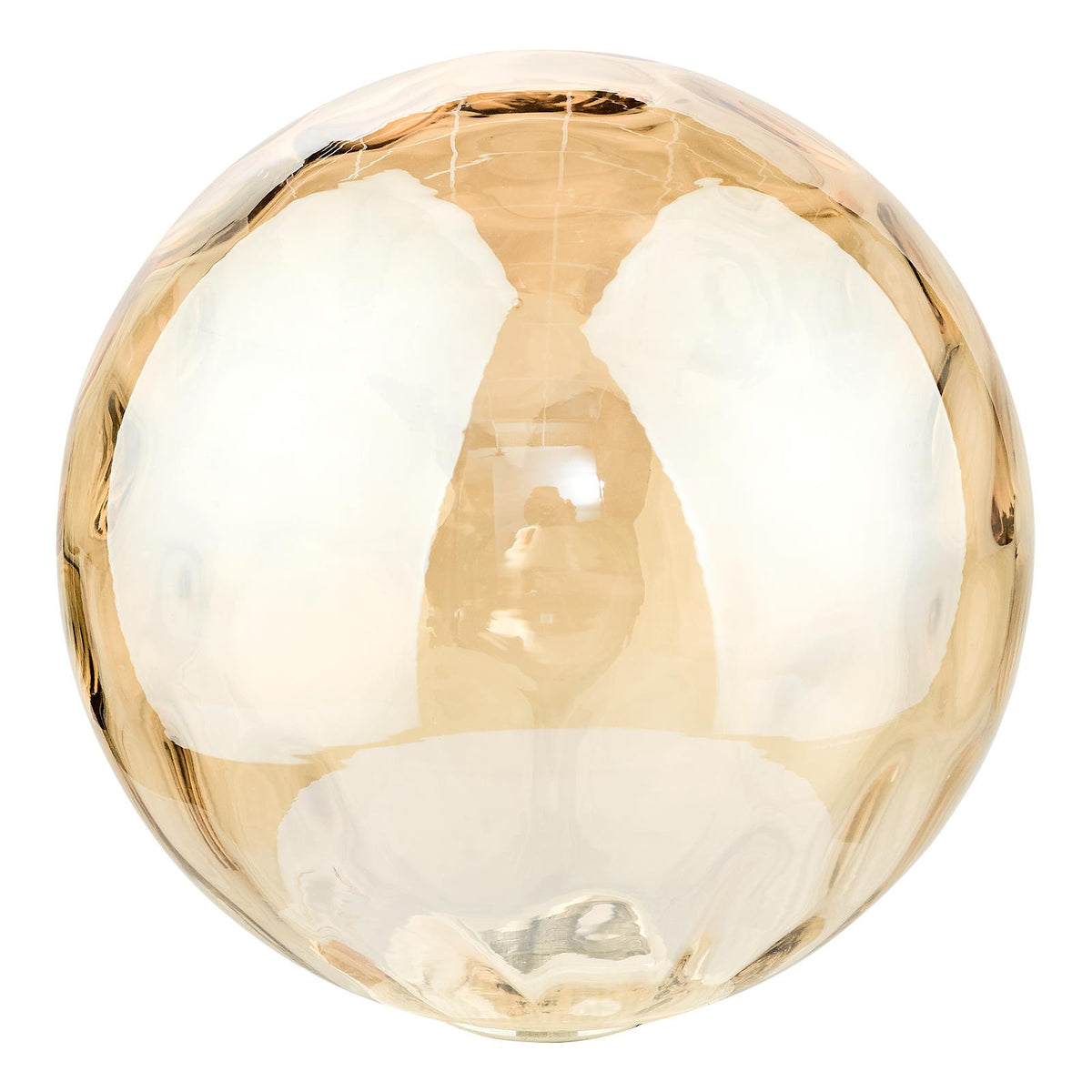 Mix & Match Amber Dimpled Glass G9 15cm