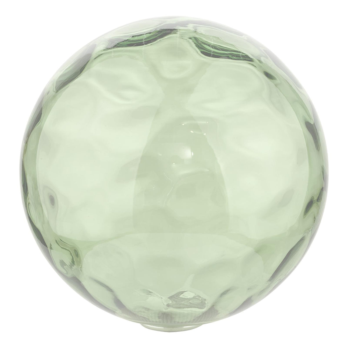 Mix & Match Green Dimpled Glass G9 15cm