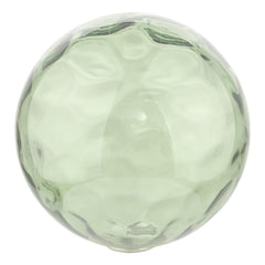 Mix & Match Green Dimpled Glass G9 15cm