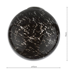 Mix & Match Black Confetti Glass G9 10cm
