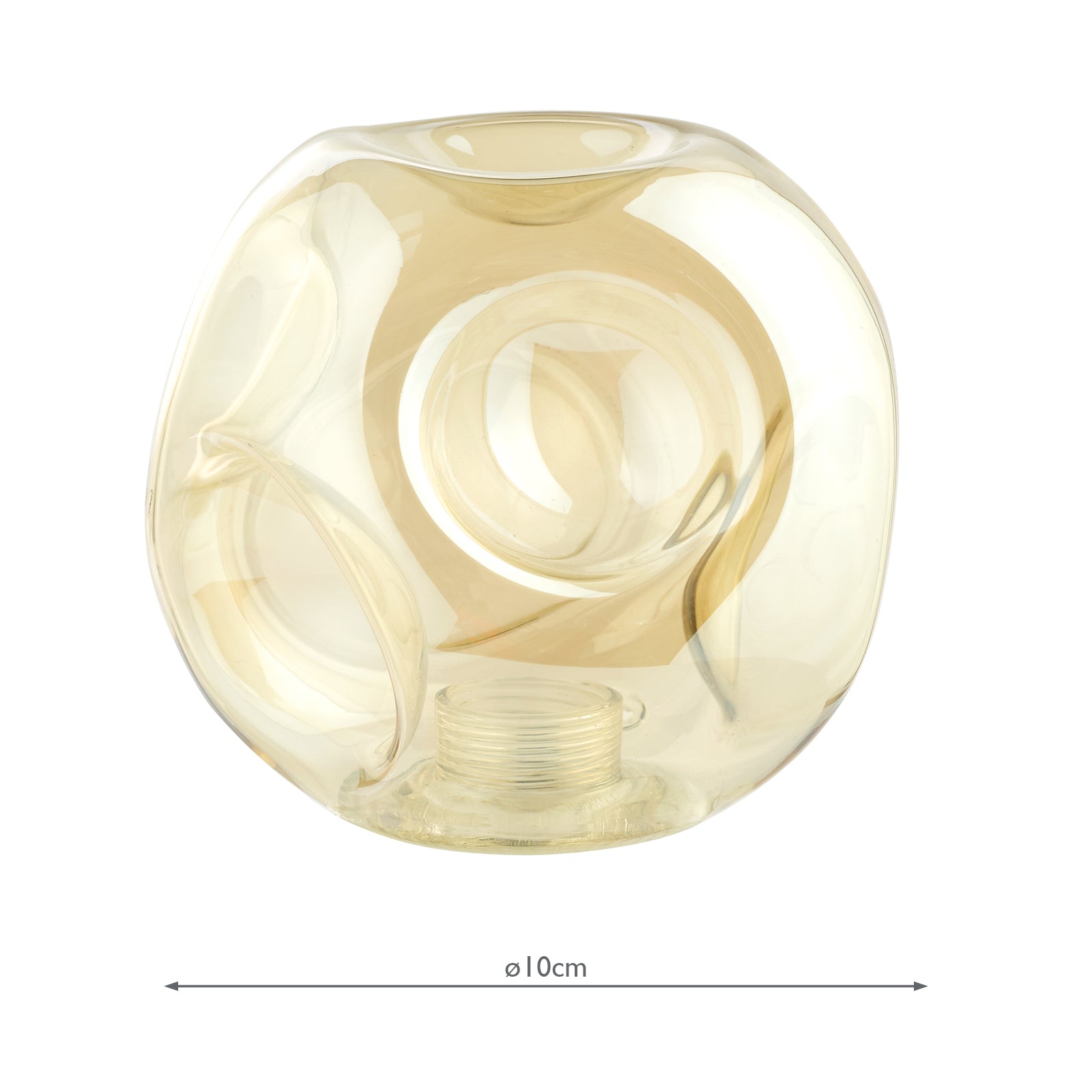 Mix & Match Closed Organic Amber Glass G9 10cm