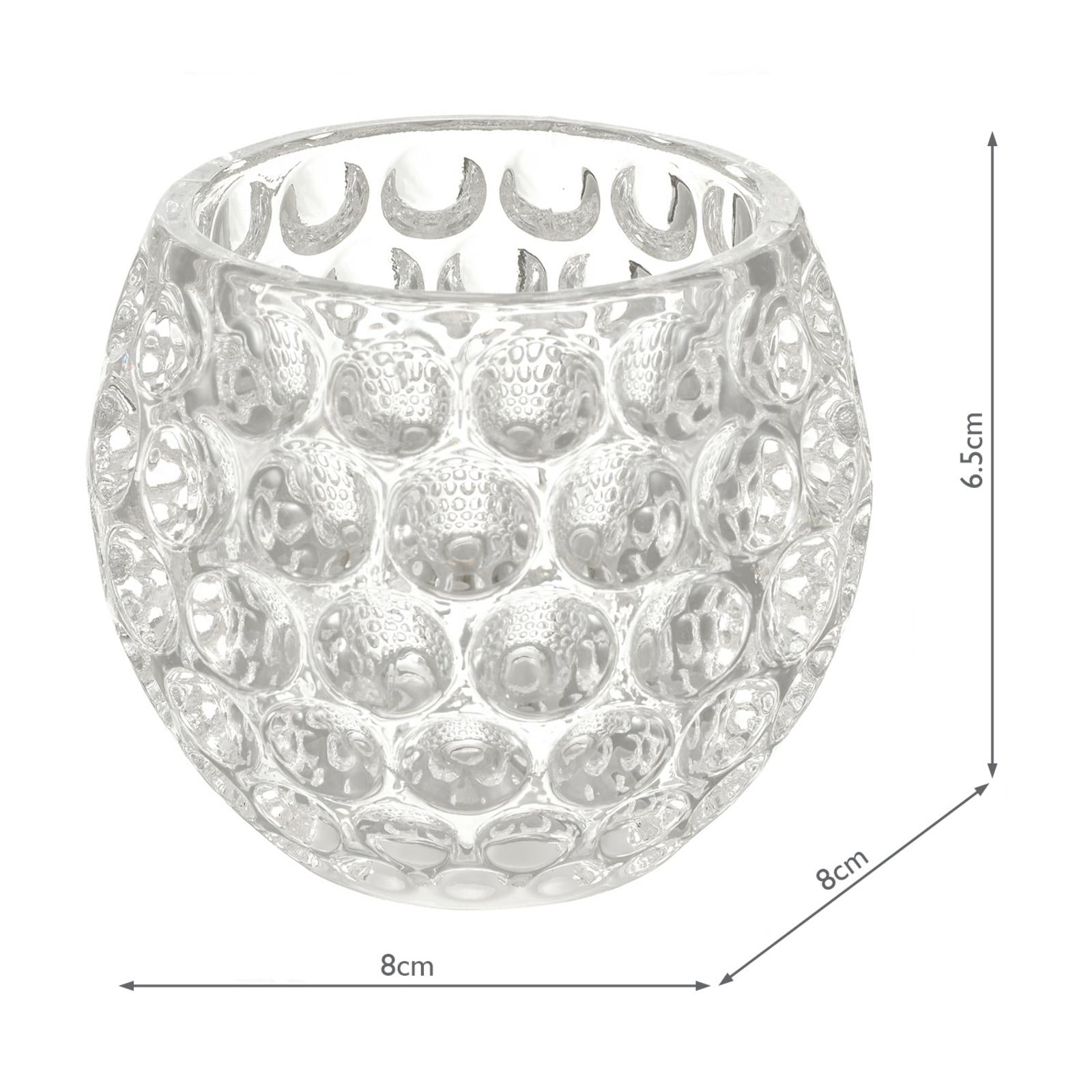 Mix & Match Dimpled Style Glass G9 8cm