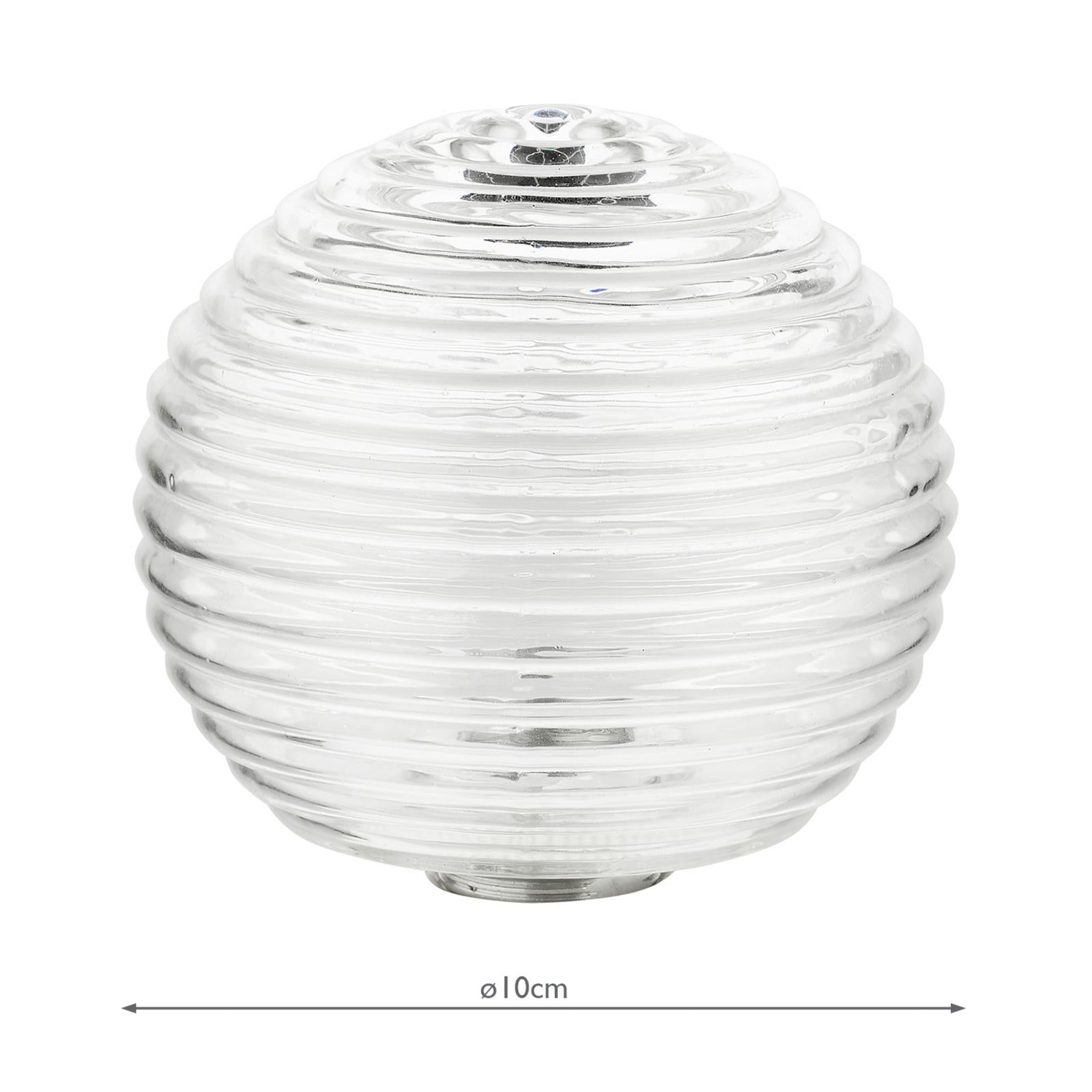 Mix & Match Ribbed Glass G9 8cm