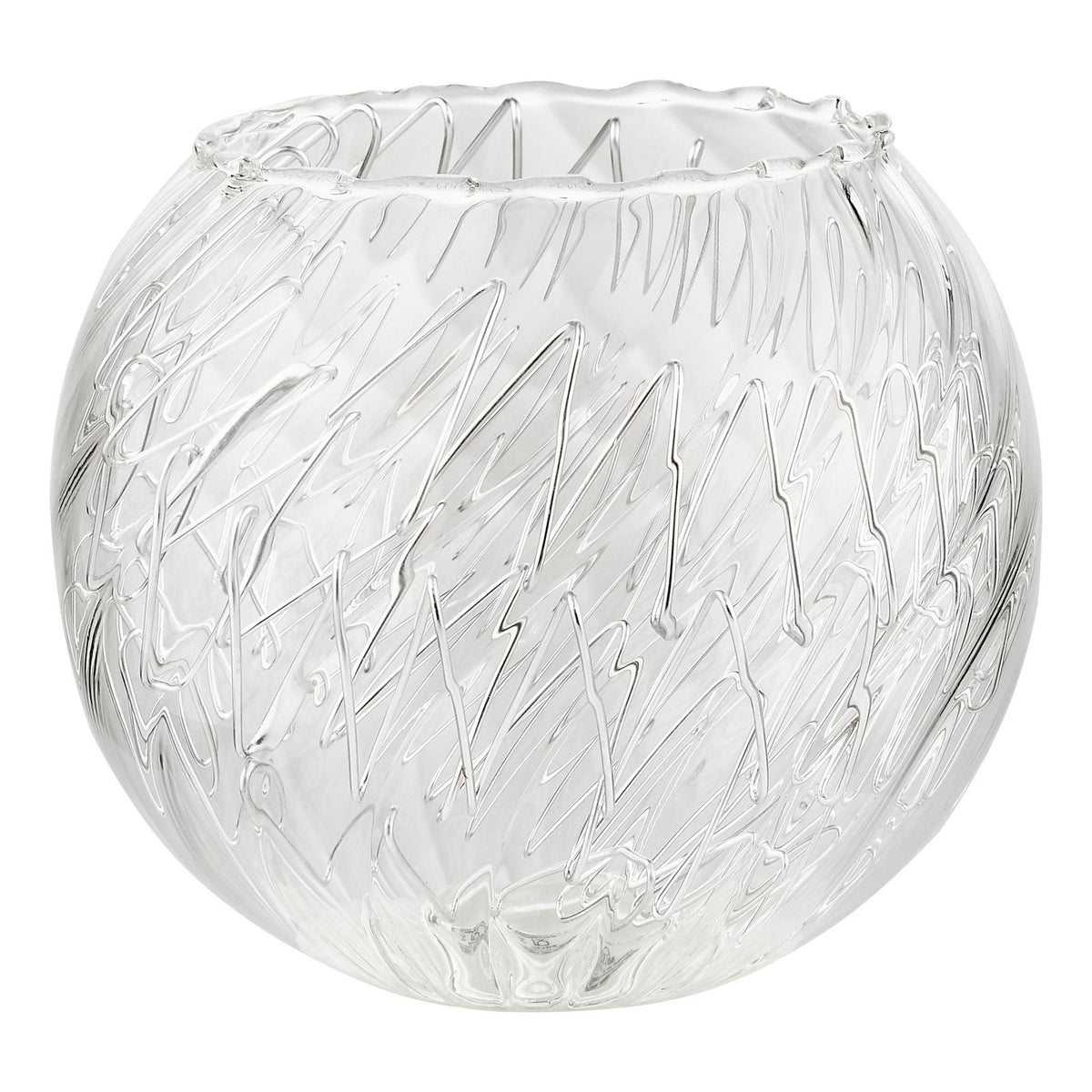 Mix & Match Clear Glass With Inner Wire Detail G9 10cm