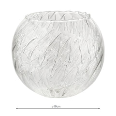 Mix & Match Clear Glass With Inner Wire Detail G9 10cm