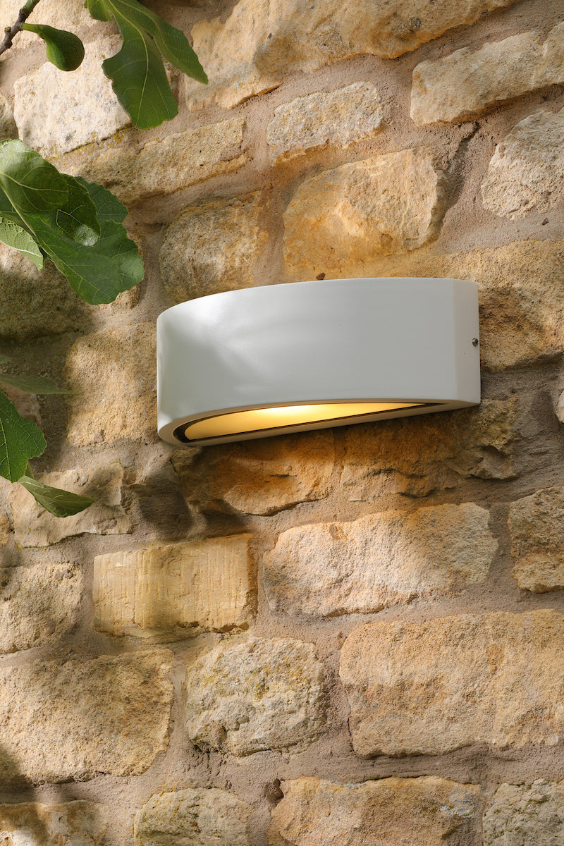 Gosport Outdoor Wall Light Matt White IP54