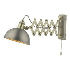 Governor Extendable Single Spotlight Antique Chrome Antique Brass dar lighting