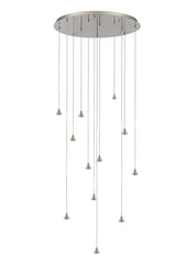 Perry / Galaxy 12 light  in Satin Nickel Spreader Only