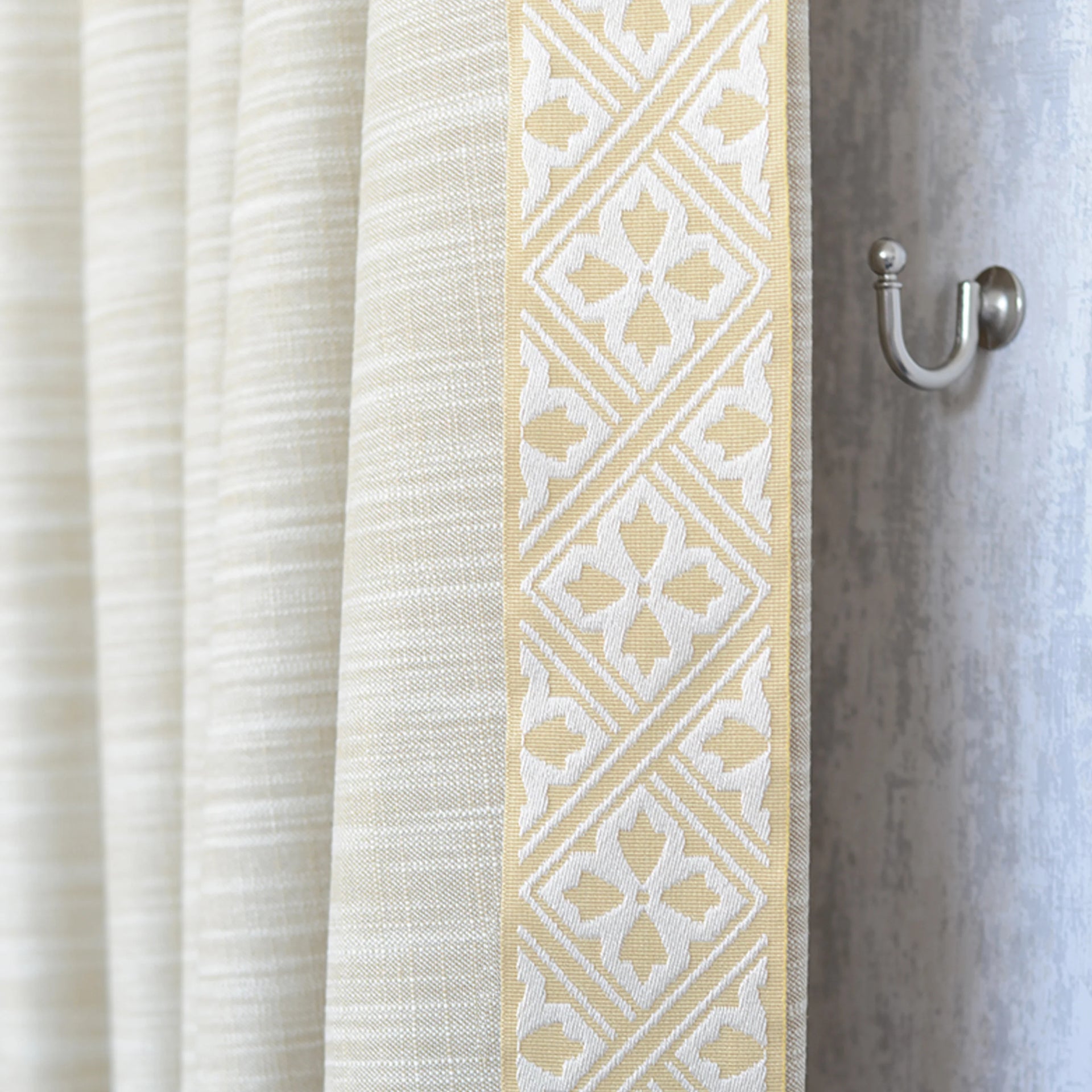 Georgian decorative tape used for custom cushion design