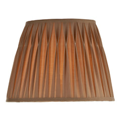 Hatton Gold Faux silk Tapered Drum Shade 43cm