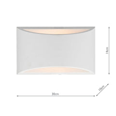 Hove Wall Washer Plaster