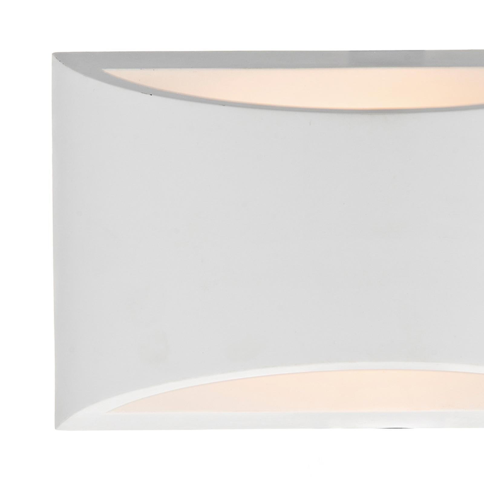 Hove 2 Light Wall Washer Plaster