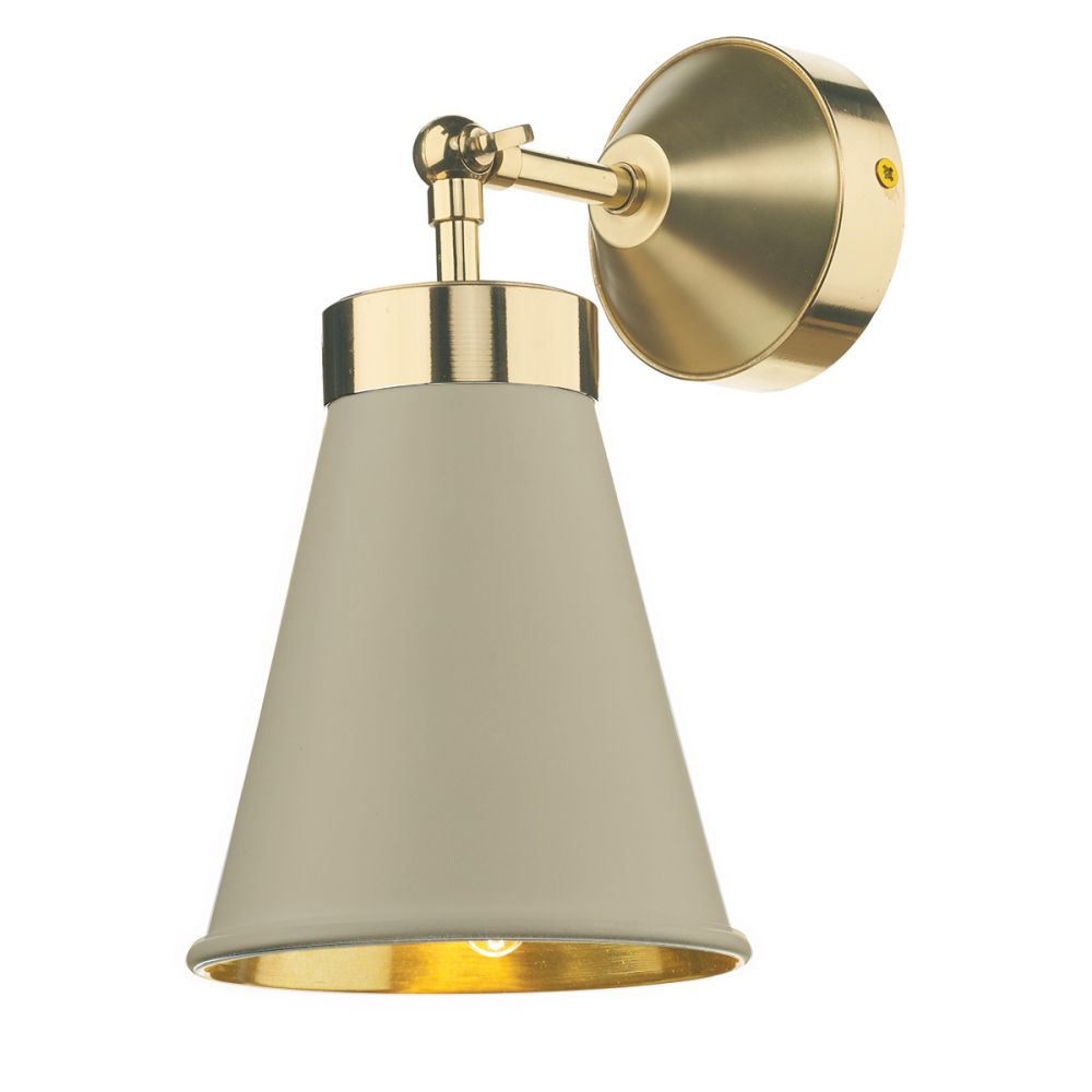 David Hunt Lighting Hyde Wall Light Butter Brass